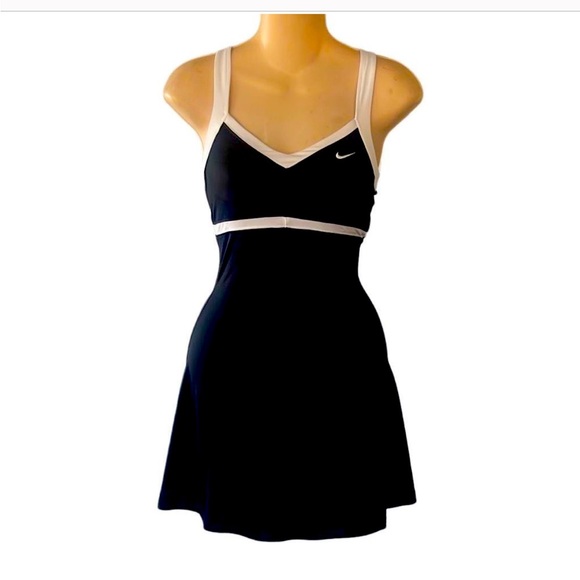Nike Dresses & Skirts - NIKE Dri-Fit Tennis Athletic Dress Black & White Women’s M